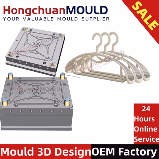 Plastic Injection Commodity Custom Hanger Mould Audlt Clothes Pants Hangers Mold