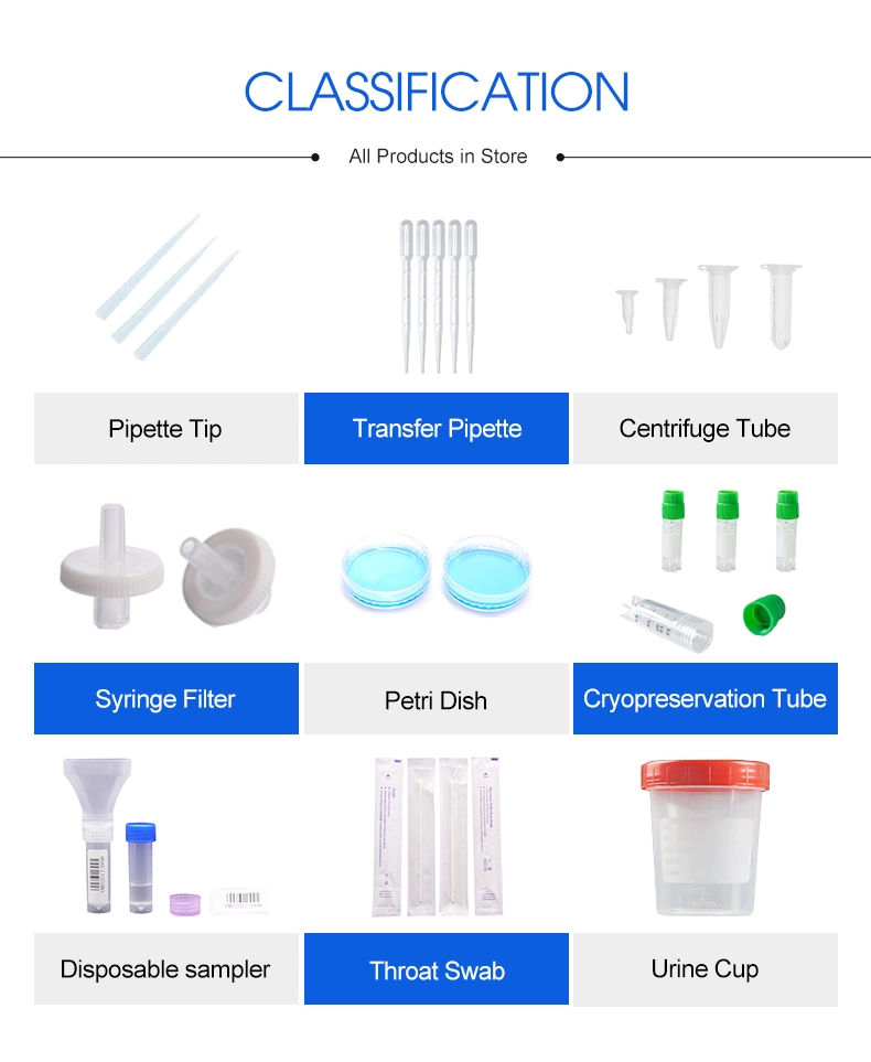 Lab Supplies Medical Science Sterile Plastic Mesh 40um Steril Tissue Cell Strainer