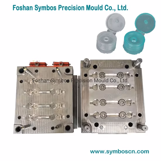 Professional OEM Mold Plastic Injection Mould Molding for Bottle Cap Screw Cap Plastic Flip Cap House Hold Products with Cap